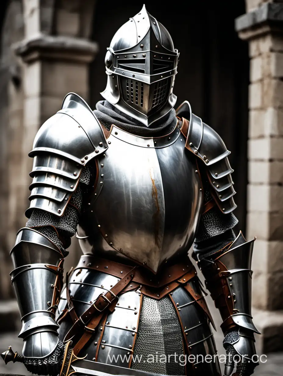 Knight-in-Gray-Helmet-and-Silver-Steel-Armor