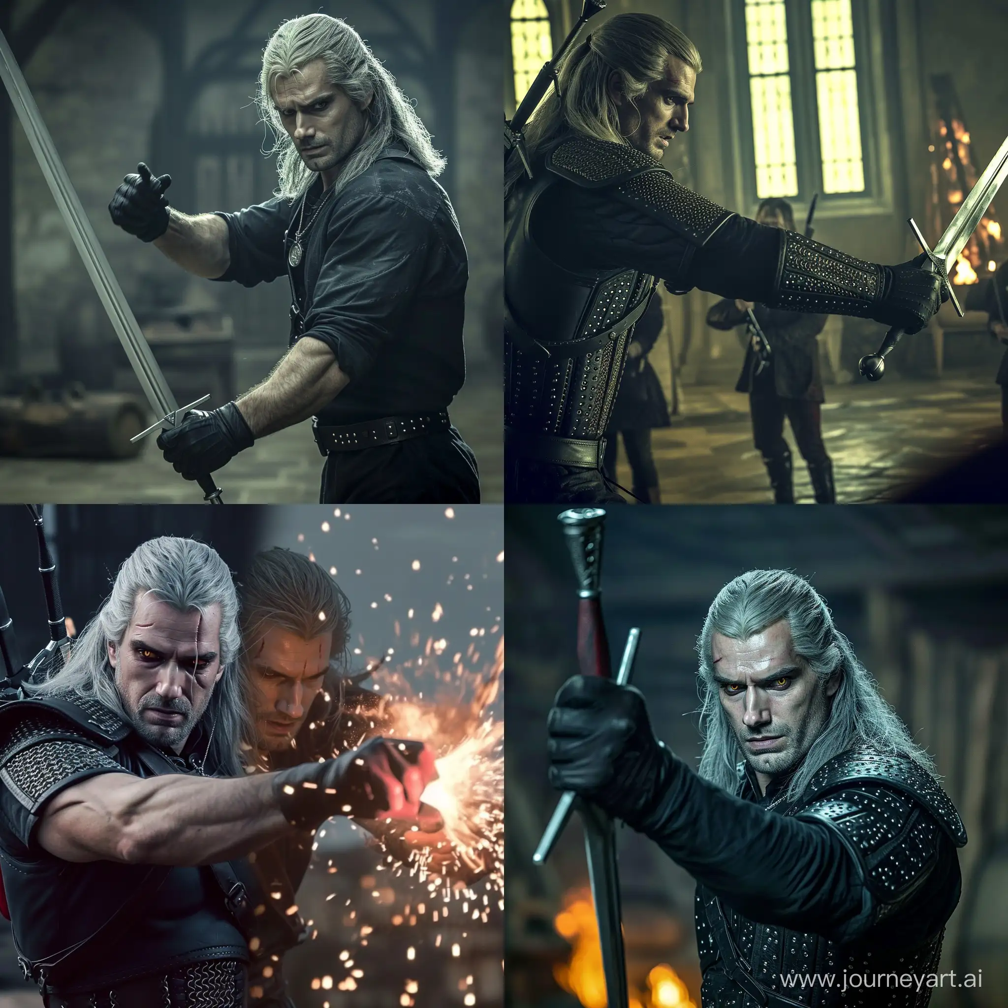 Epic-Battle-Geralt-Confrontation-in-the-Witcher-Universe