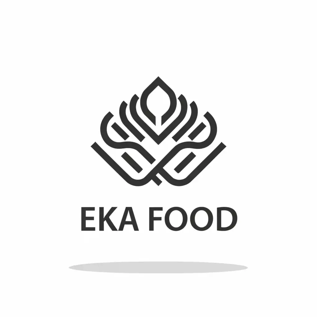 a logo design,with the text "Eka food", main symbol:alam,Moderate,clear background
