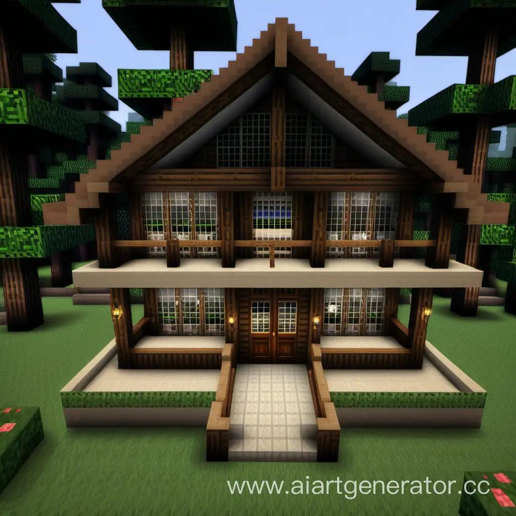 Exquisite-Minecraft-Wooden-House-Build-for-Inhabitants