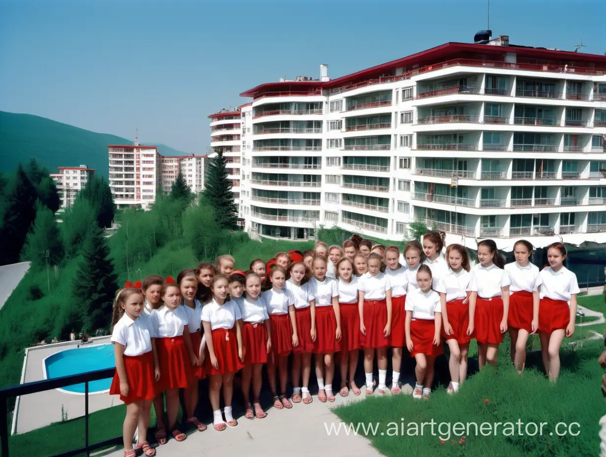 Cheerful-TwelveYearOld-Pioneers-at-Gurzuf-Sanatorium