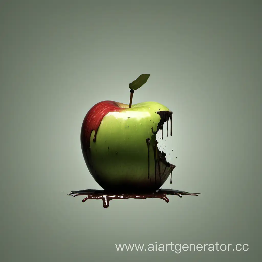 Artistic-Rendition-of-Distorted-Apple