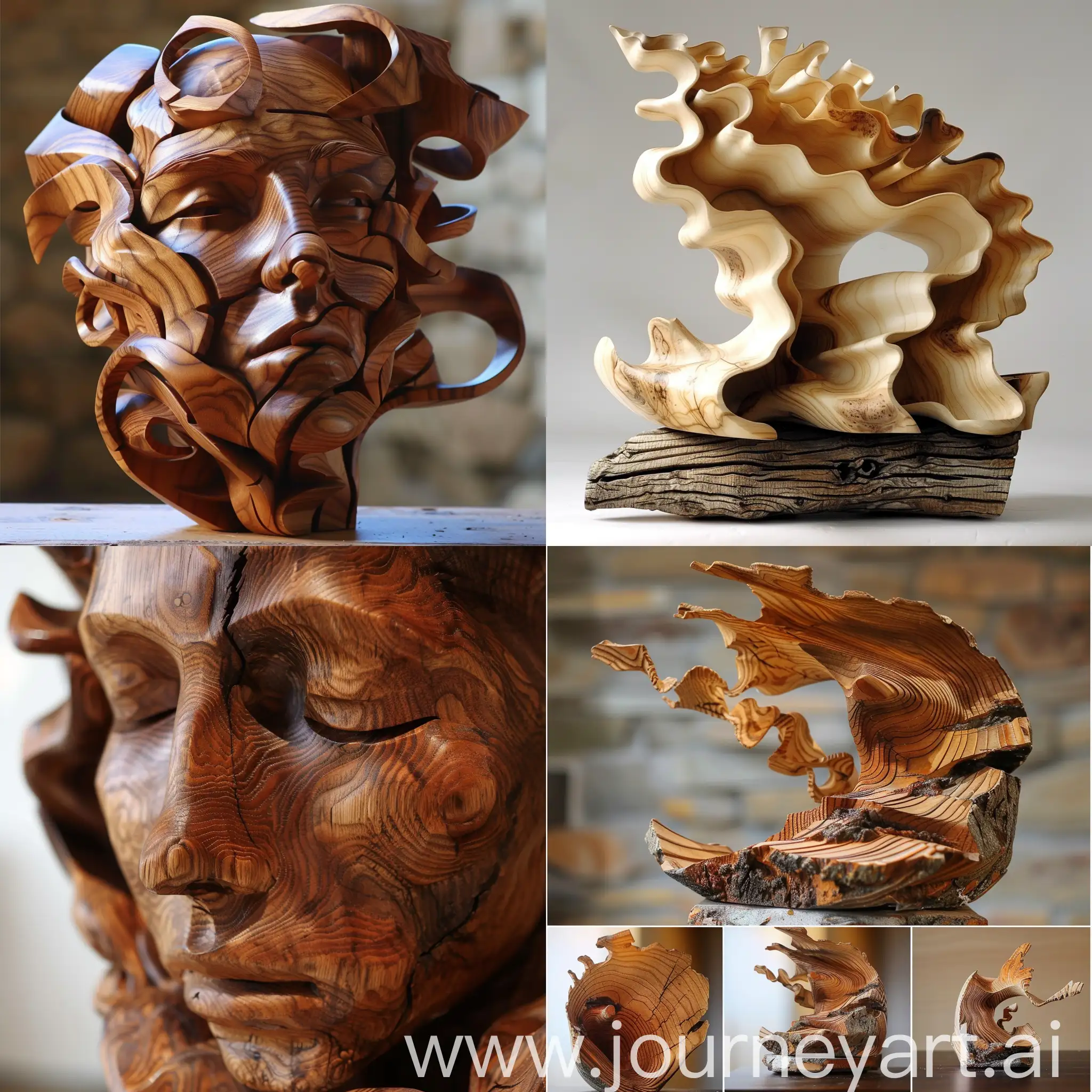 Amazing wood sculpture 