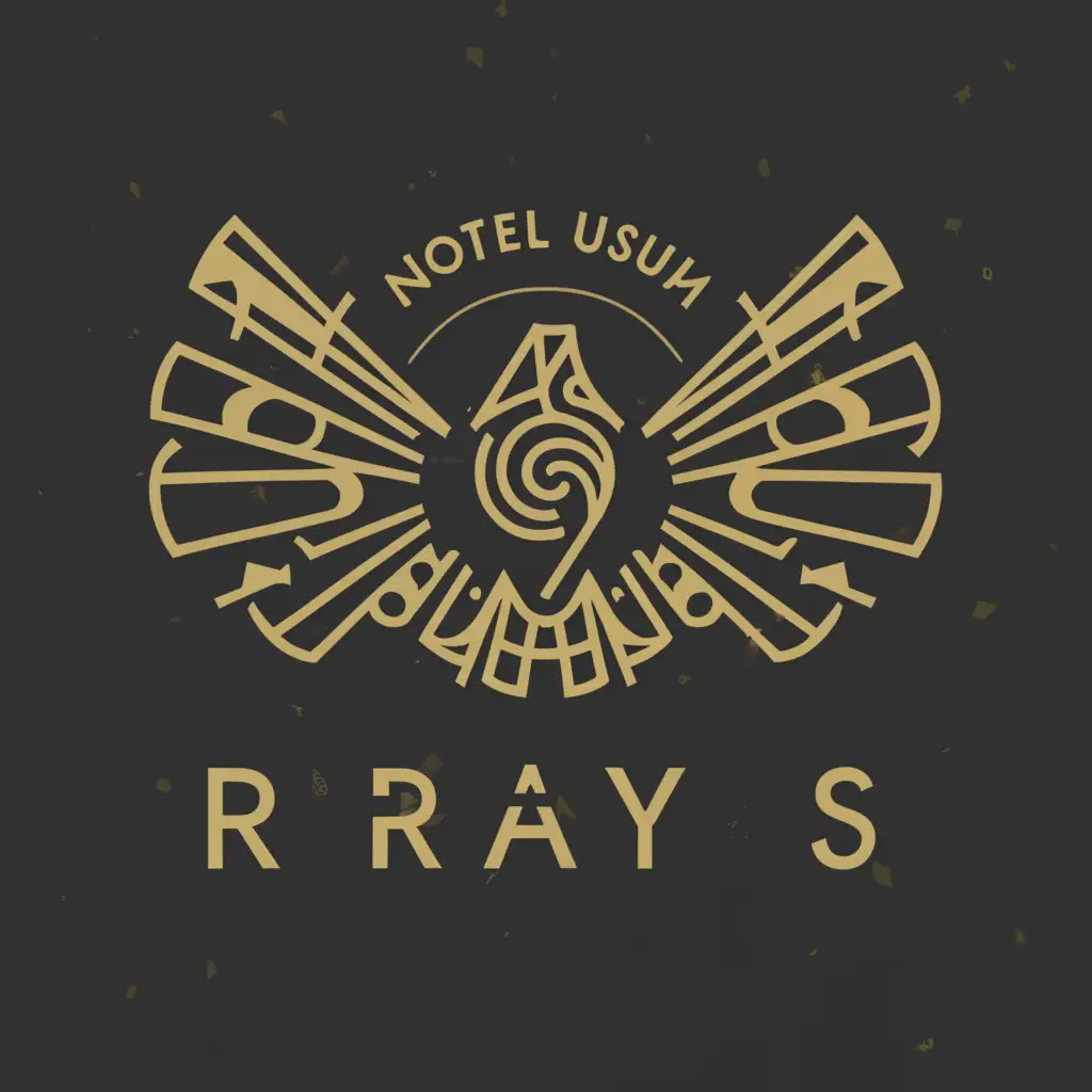 a logo design,with the text "Rays", main symbol:Folklore. Singing,complex,clear background