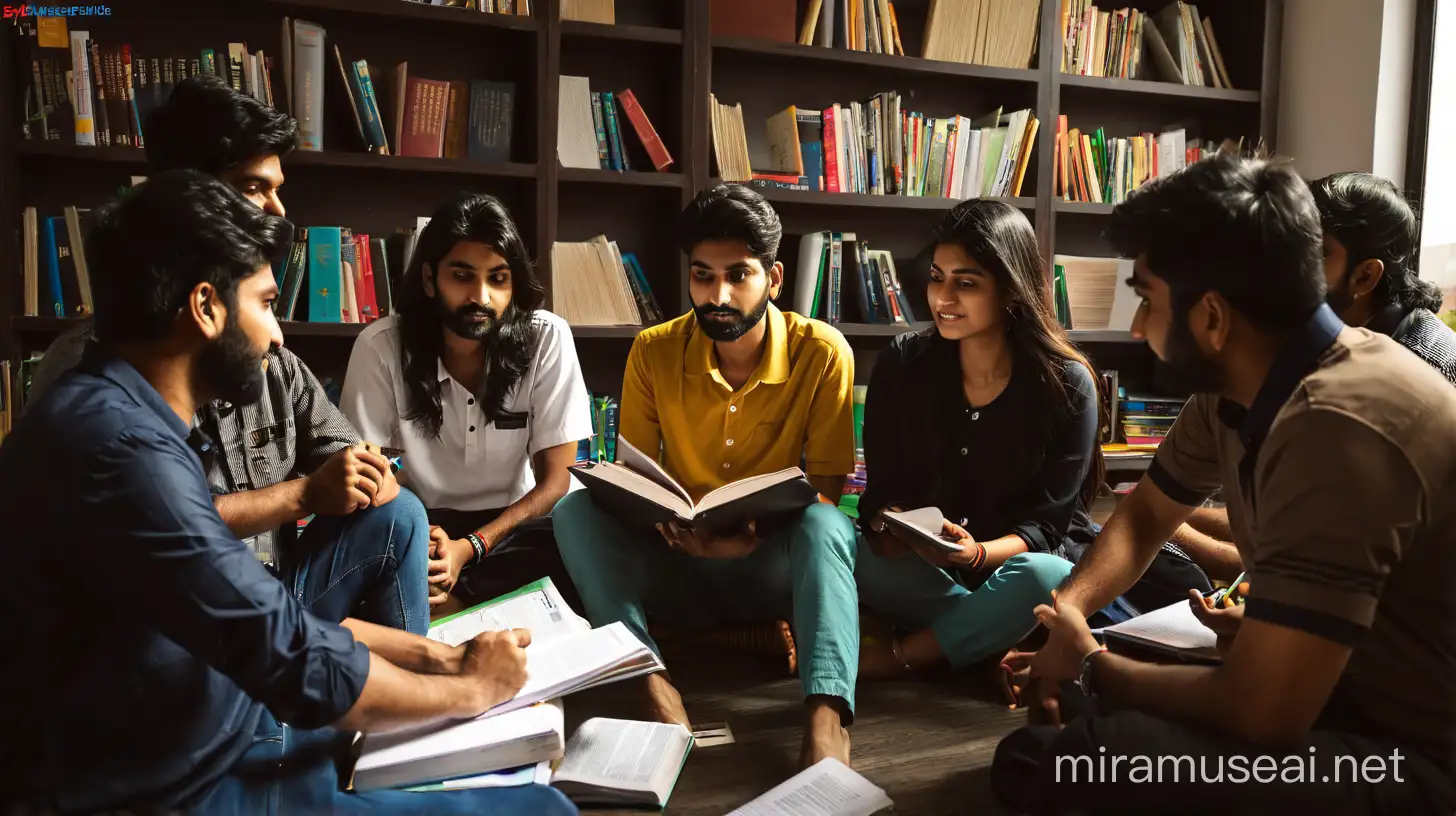 Indian Students Engaged in Classroom Discussion