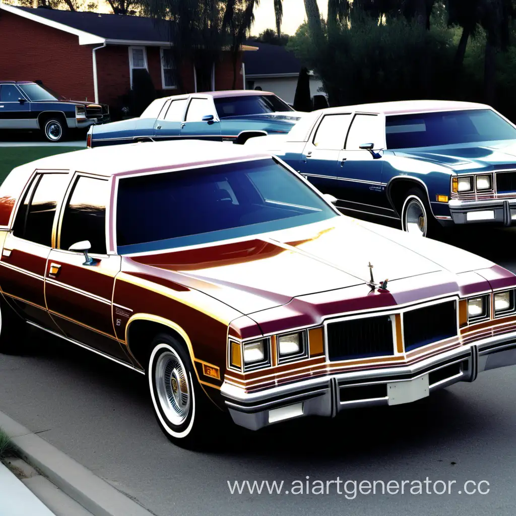 sedan with Pontiac Catalina  1975 design