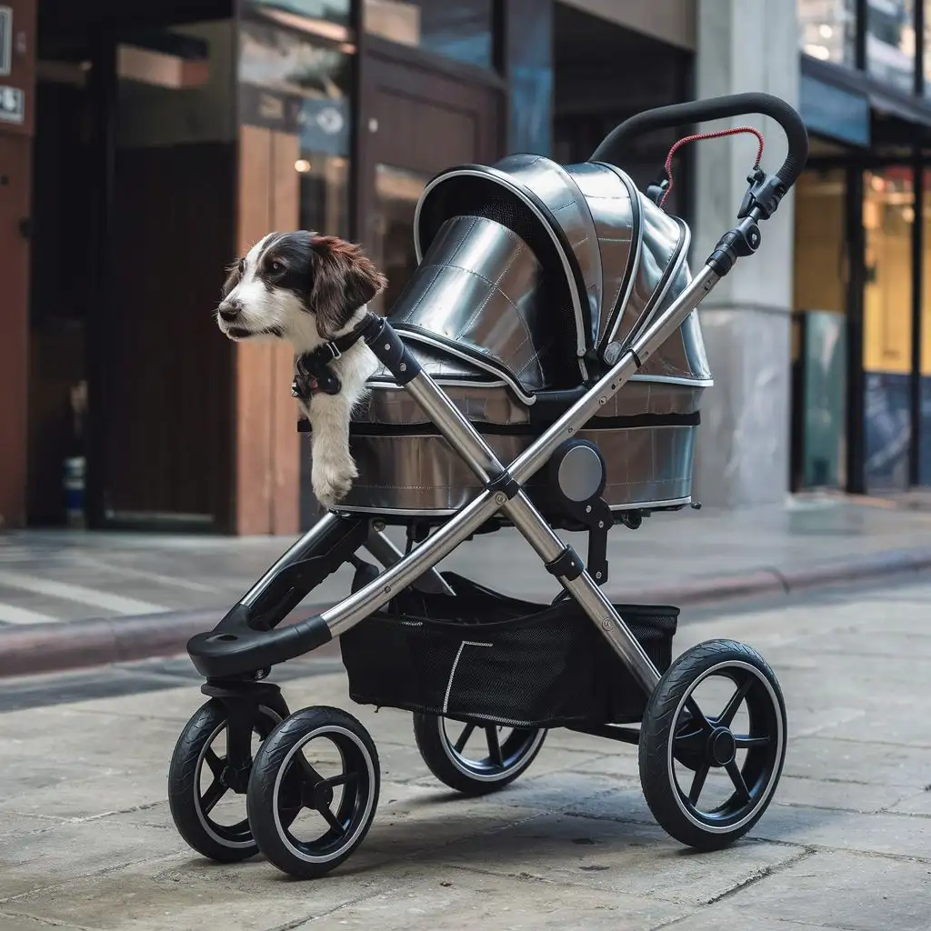 Luxury Pet Stroller for Stylish Fur Babies