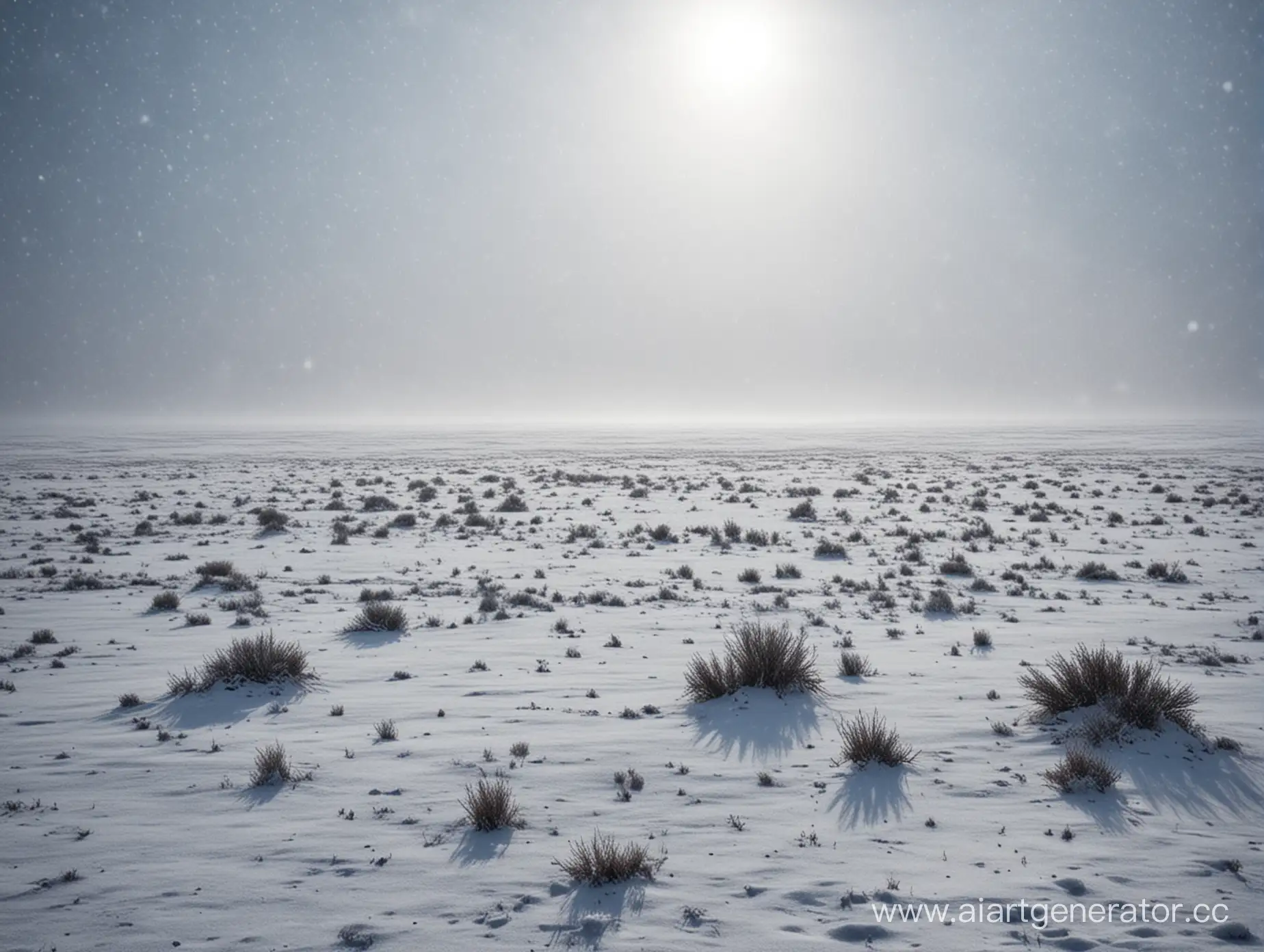 Snowstorm-Blizzard-on-the-Steppe-Landscape