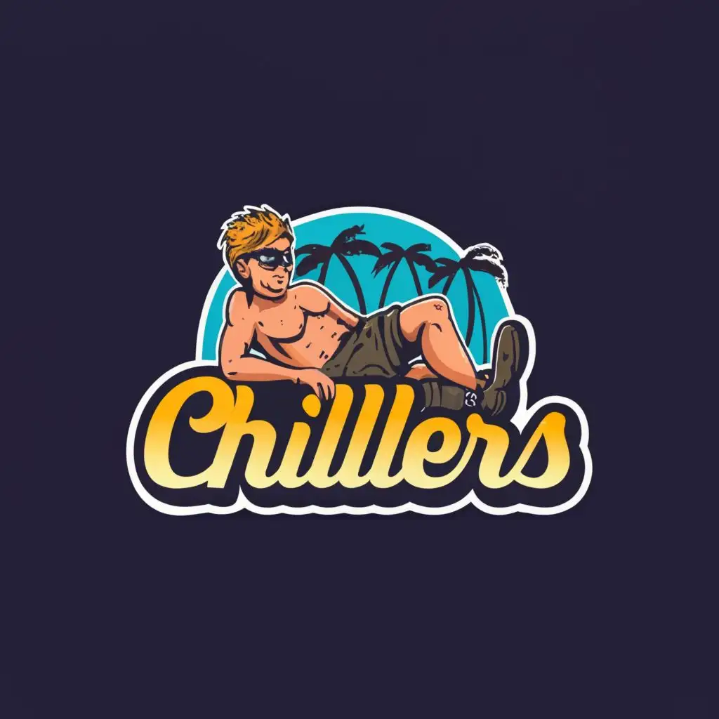 LOGO-Design-For-Chillers-Minimalistic-Guy-Chilling-Typography