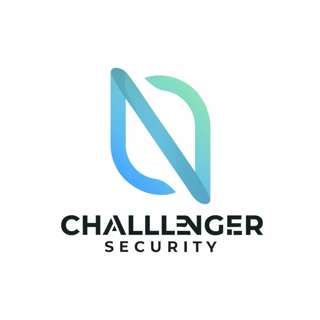 a logo design,with the text "a n challenger security", main symbol:write small letter n inside small letter a and write challenger security on the right,Moderate,clear background