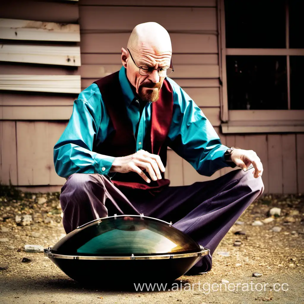 Walter-White-Engages-in-Handpan-Music