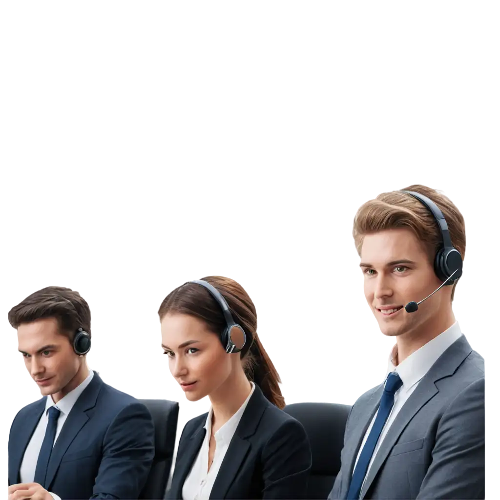 HighQuality-PNG-Image-Call-Center-Workers-Illustration-for-Diverse-Online-Content