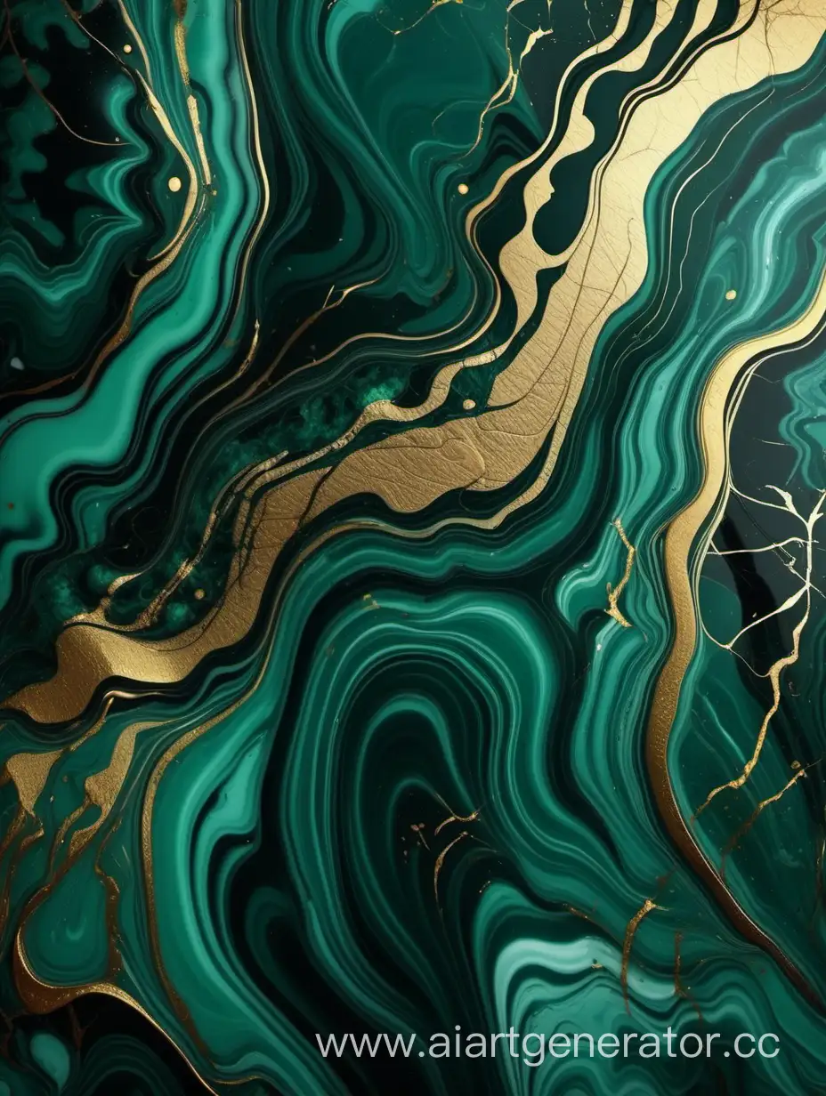 Luxurious-Dark-Green-Marble-Texture-with-Elegant-Golden-Veins