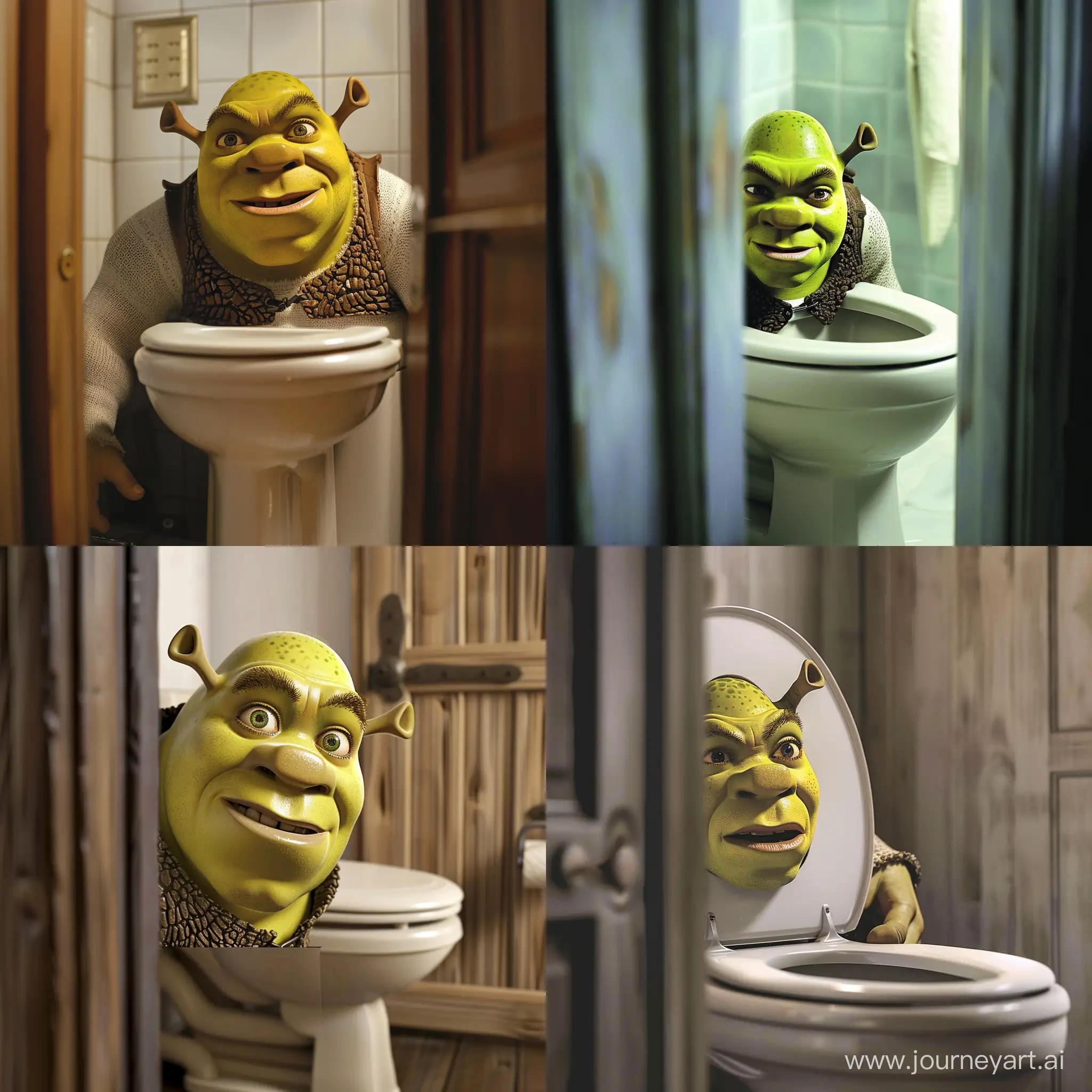 Shreks-Playful-Peek-from-the-Toilet