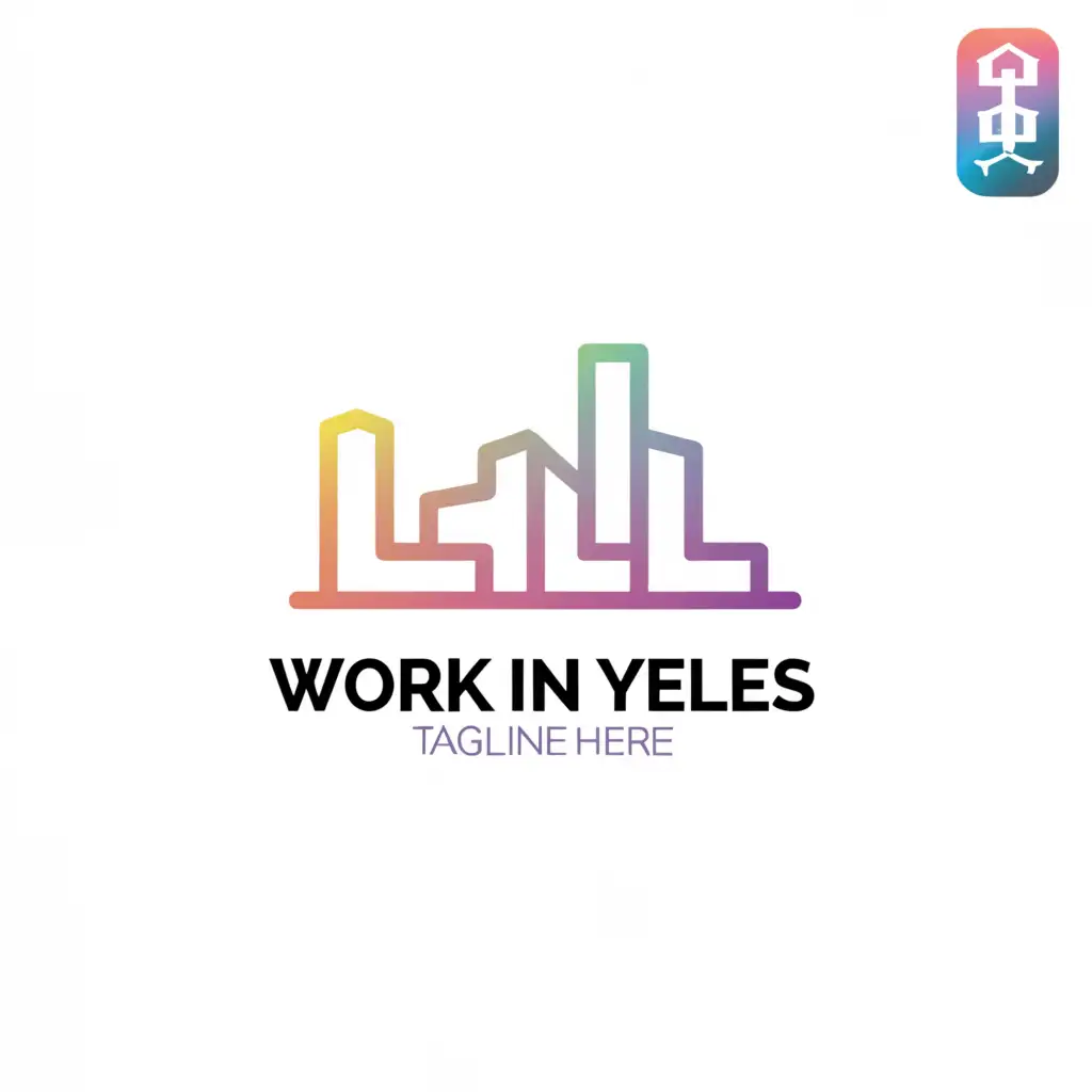 a logo design,with the text "Work in Yelets", main symbol:Work in your city. No spam and remote work!! We only work with private individuals and organizations in your city.,Moderate,clear background