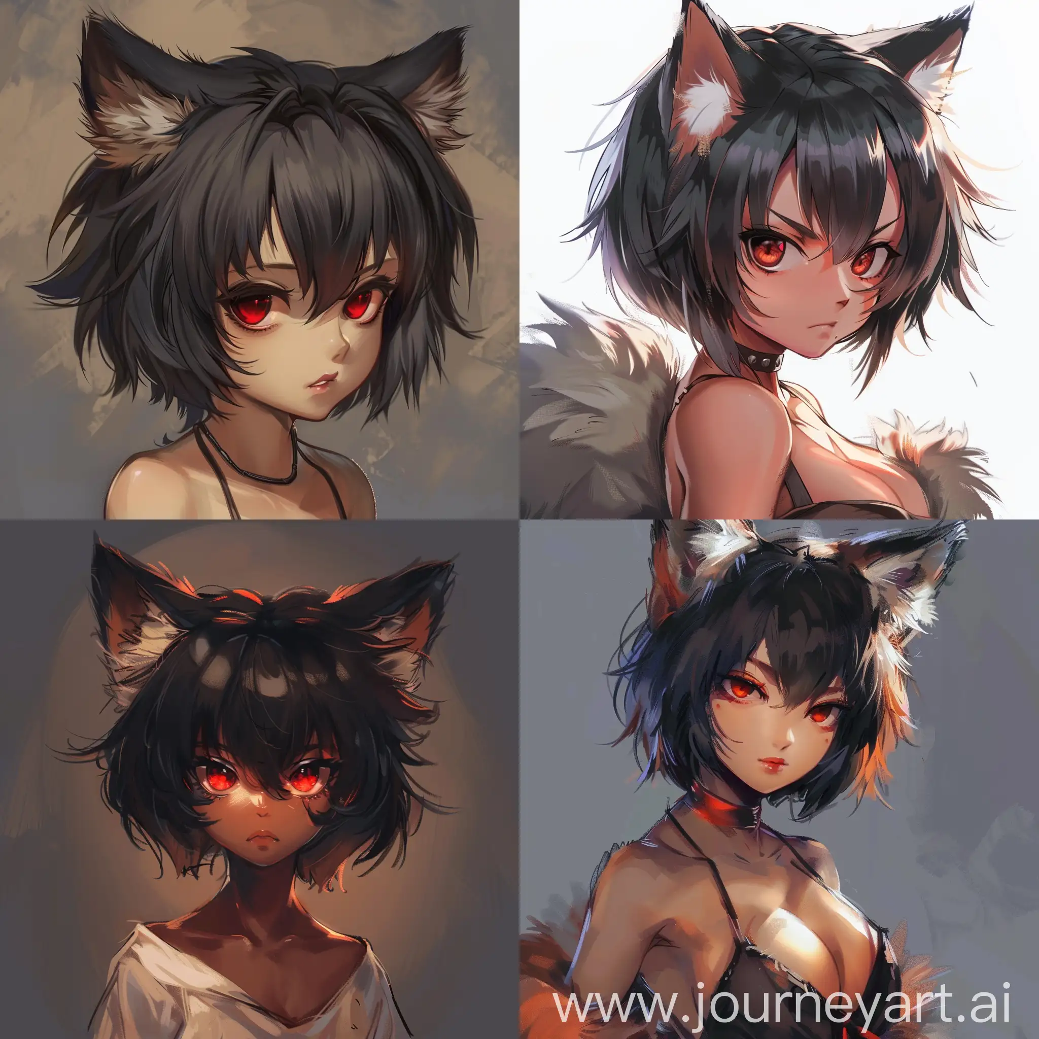 Anime-Fox-Girl-with-Short-Fluffy-Hair-and-Red-Eyes