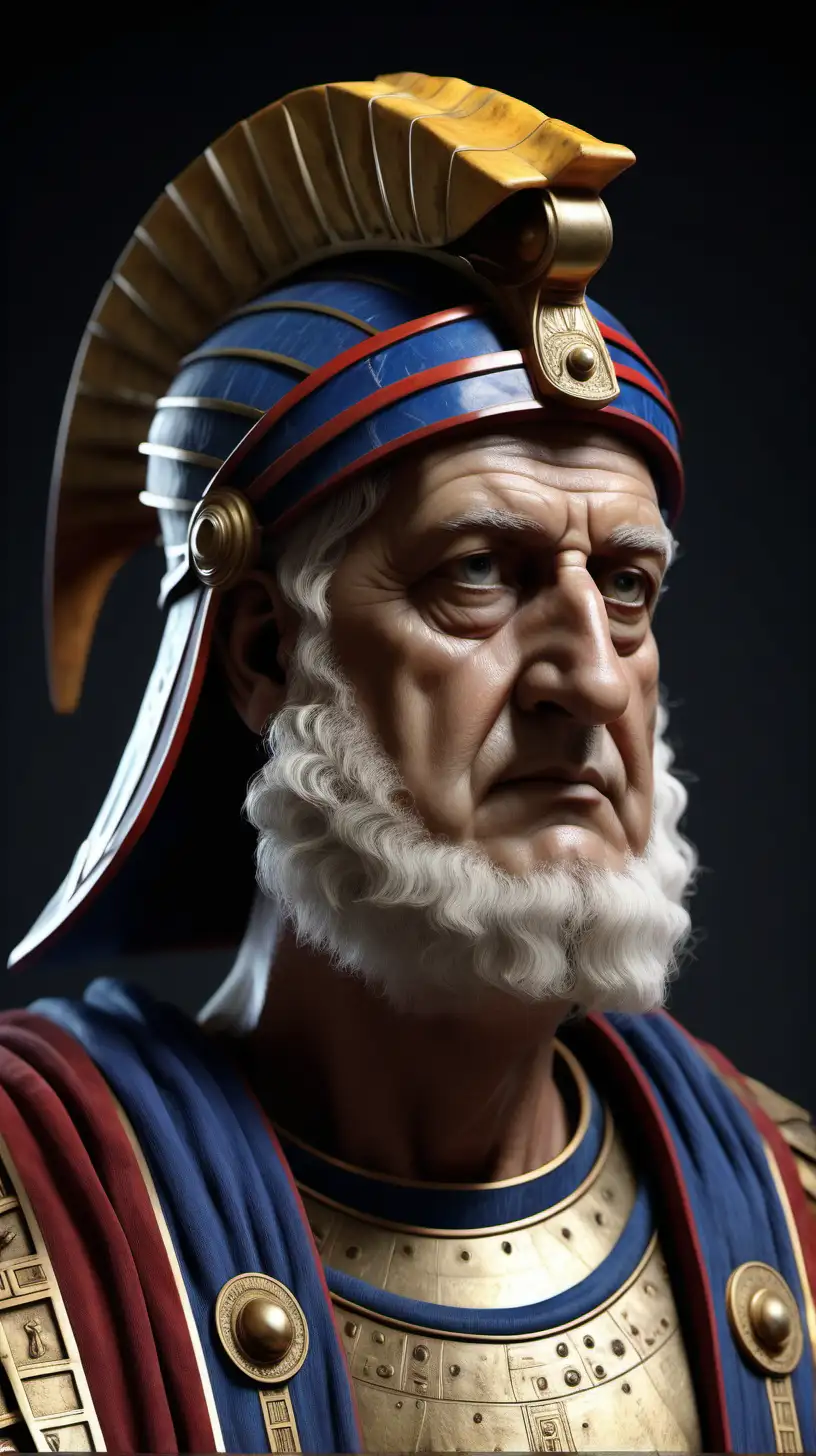 HyperRealistic 4K Portrait of Ancient General Ptolemy