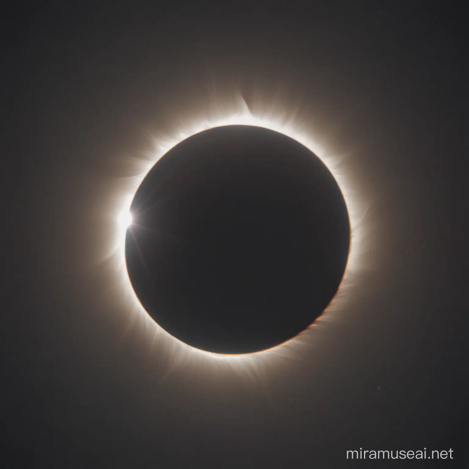 Spectacular Total Solar Eclipse Phenomenon