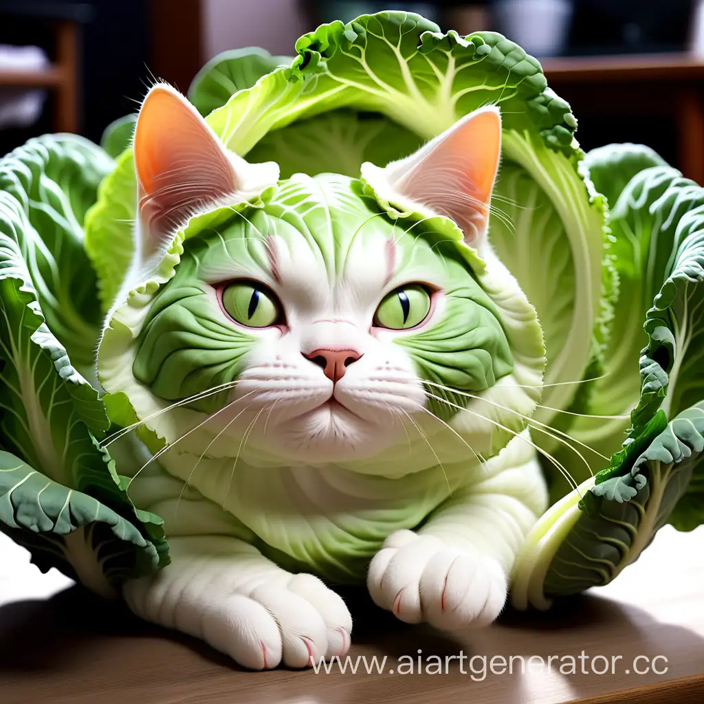 Adorable-Cabbage-Cat-with-Playful-Charm