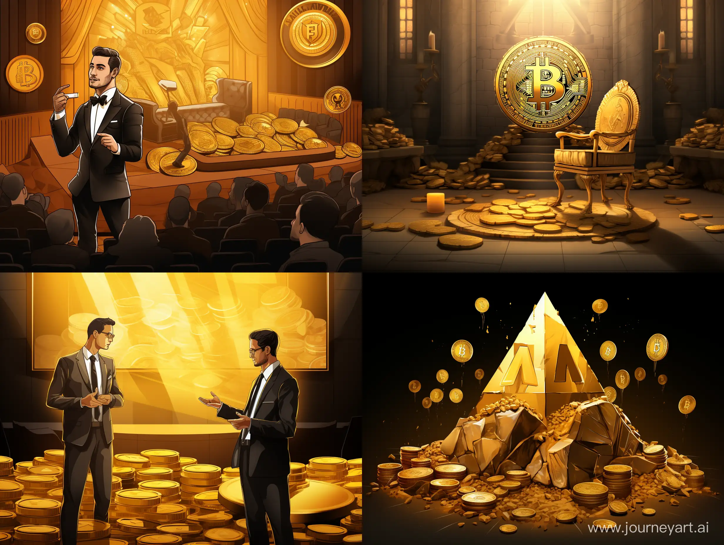 Exploring-the-Interplay-between-Gold-and-Cryptocurrencies-in-a-Pitch-Deck-Visual