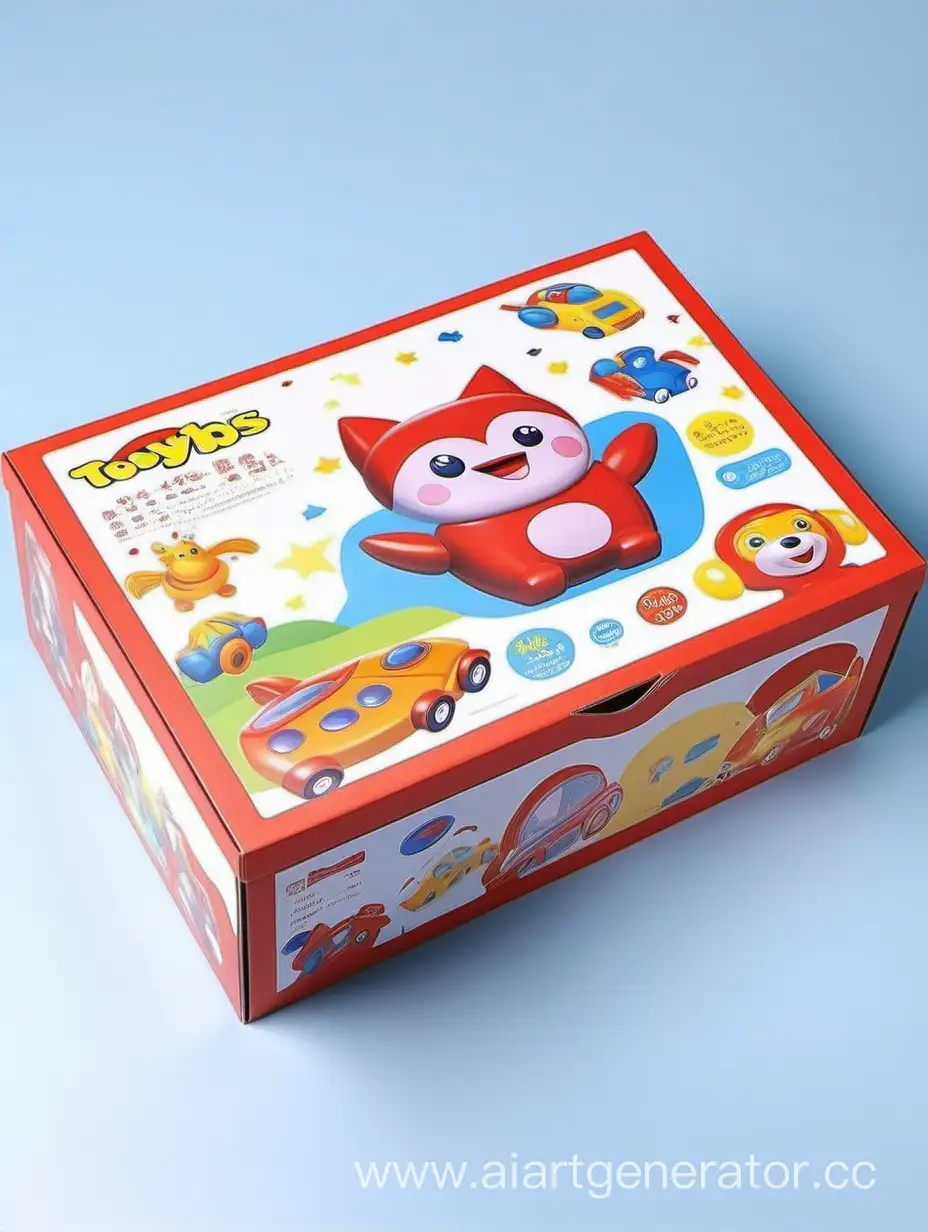 rectangular packaging box design toys for children 