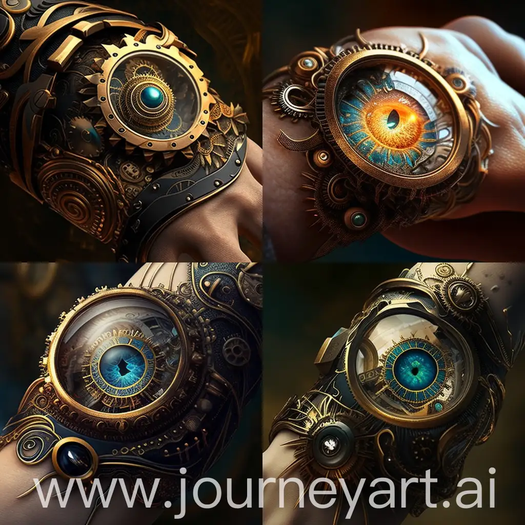 Golden-Eye-Portal-on-Wrist-through-Gears