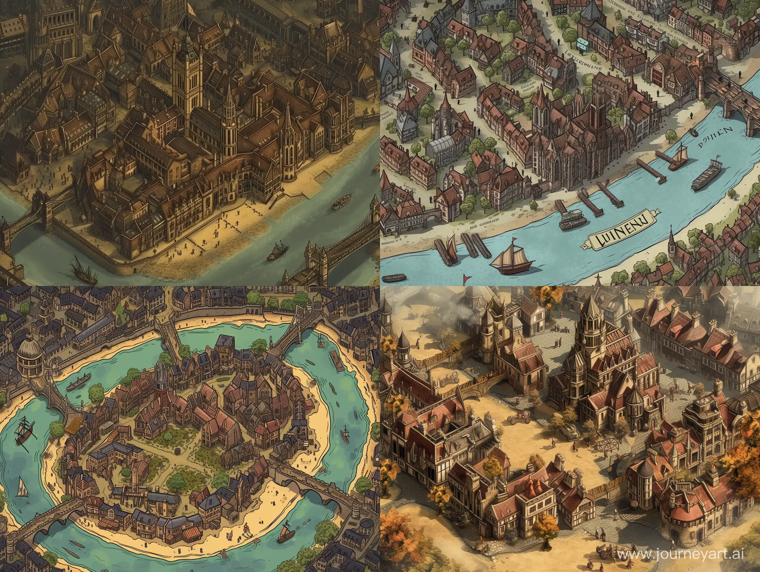 battlemap dnd town london
