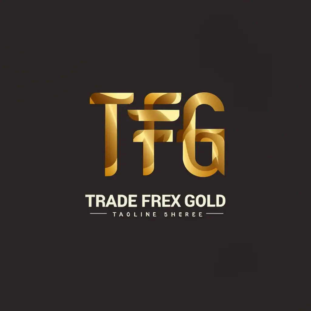 a logo design,with the text "Trade Forex Gold", main symbol:Trade Forex Gold,Moderate,be used in Finance industry,clear background