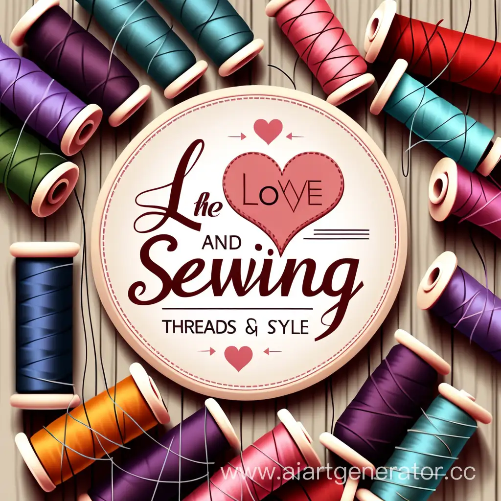 Stylish-Logo-for-Love-and-Sewing-Workshop-Needlework-Elegance-with-Threads-and-Needles