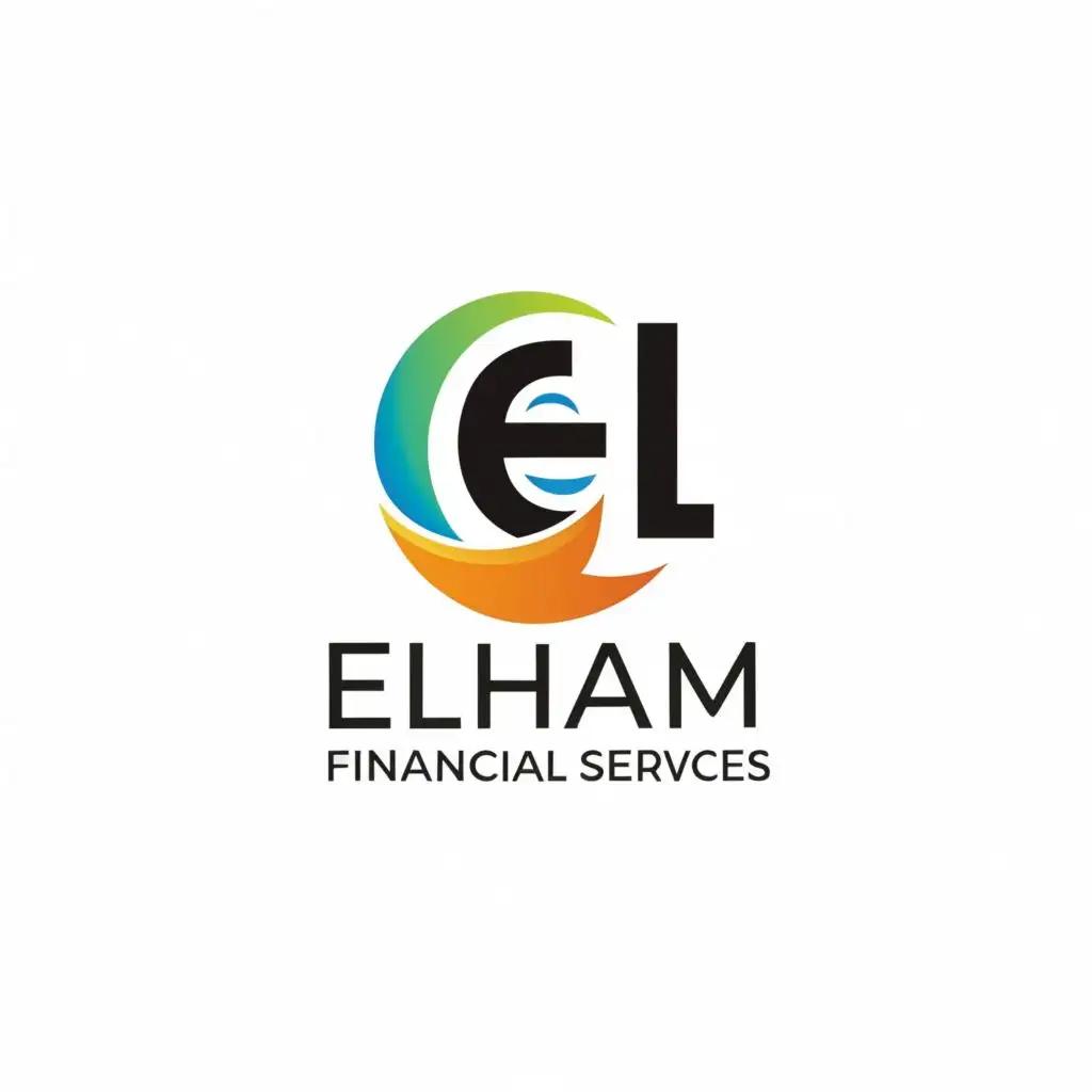 logo, Service, with the text "Elham financial services", typography, be used in Finance industry