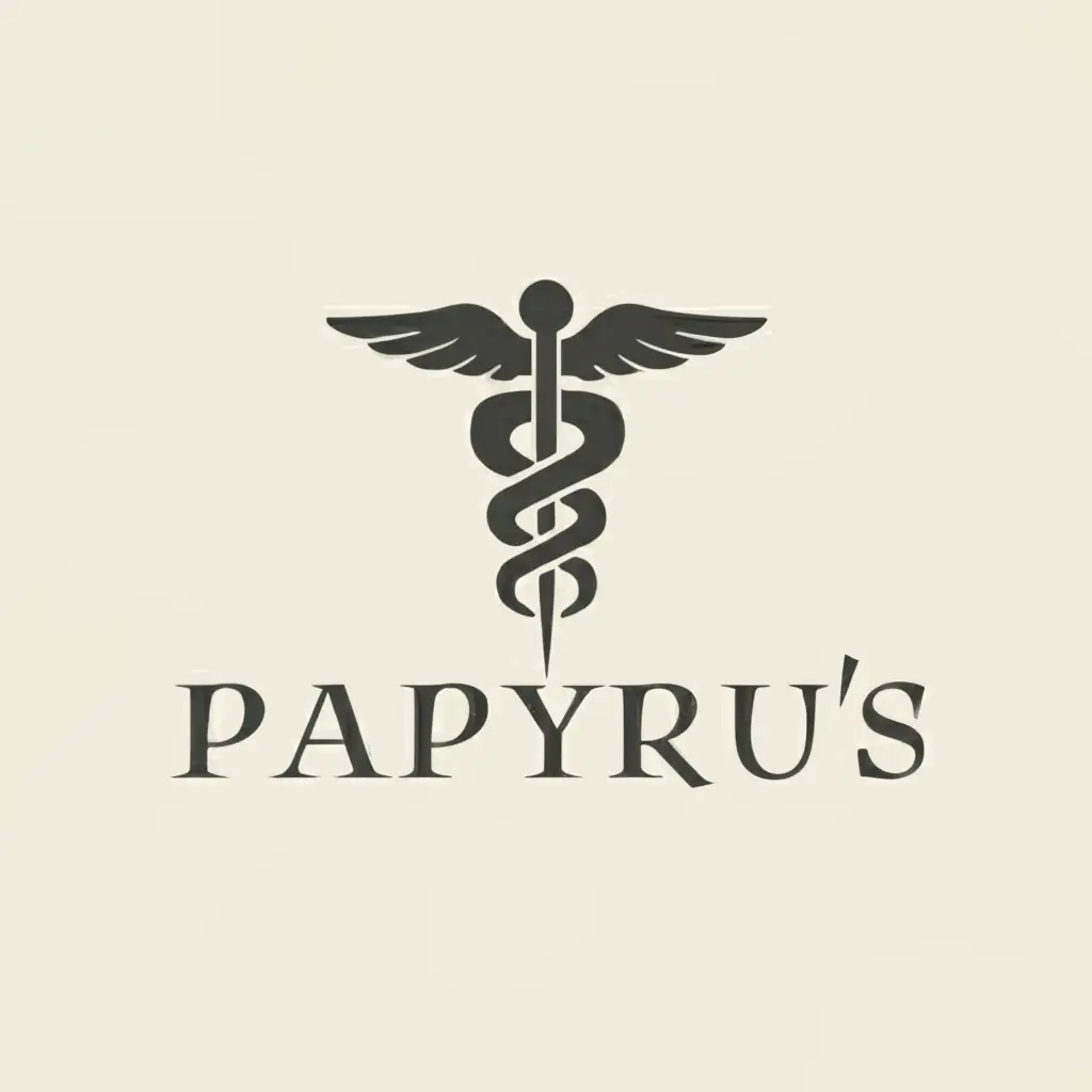 LOGO-Design-For-Papyrus-Clean-and-Professional-Medical-Logo