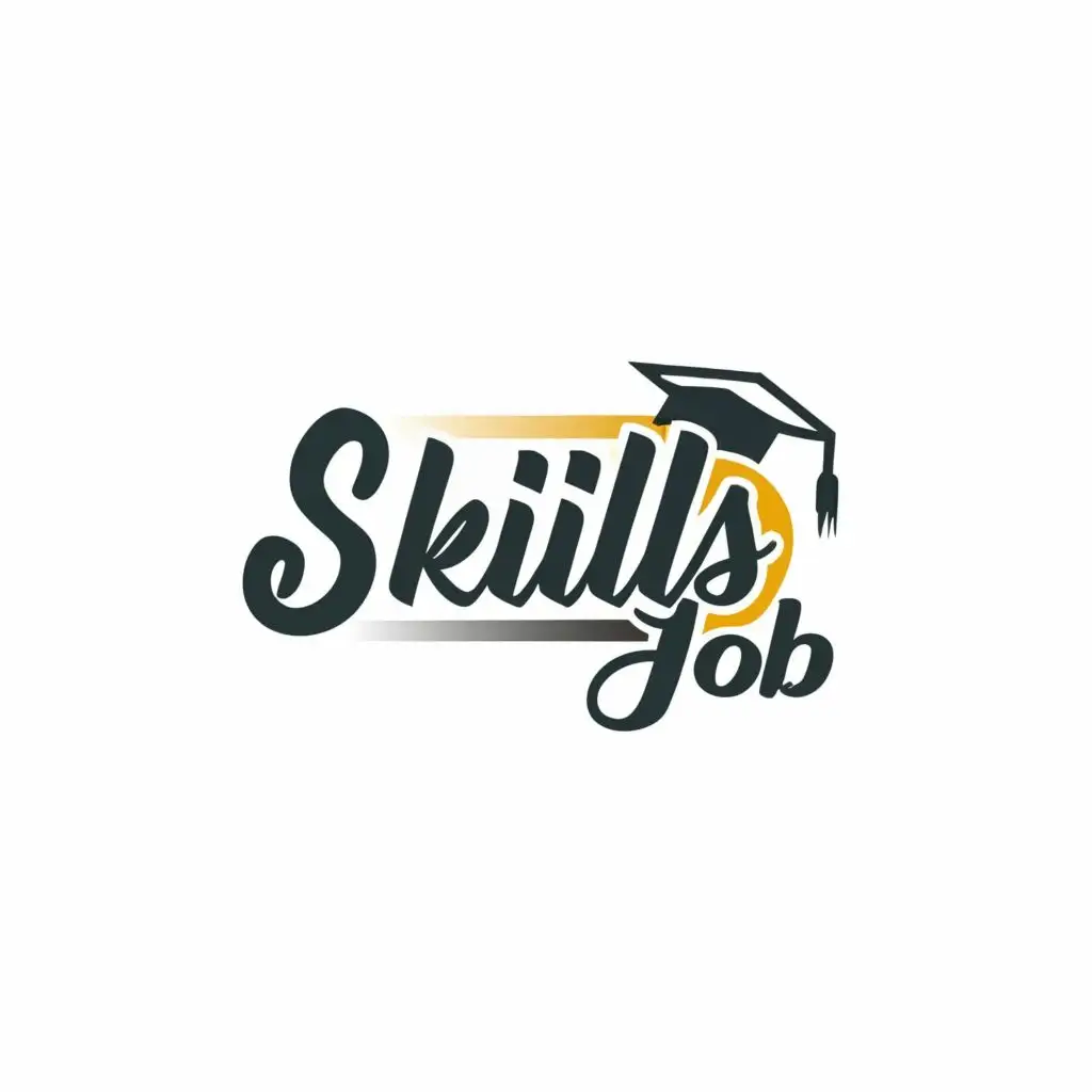 logo, CV-SKILLS-JOB, with the text "CV-SKILLS-JOB", typography, be used in Education industry