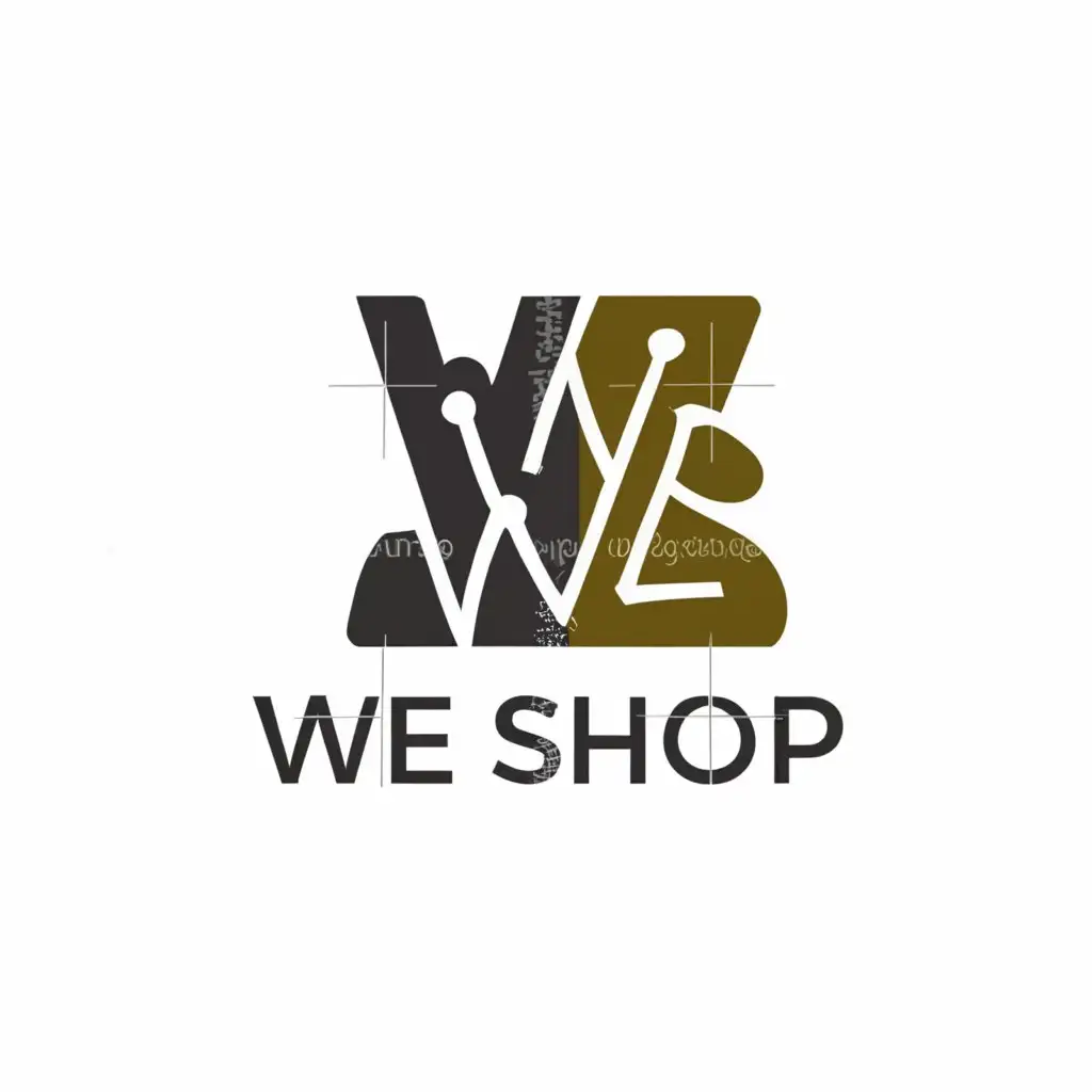a logo design,with the text "We Shop", main symbol:WS,Moderate,be used in Entertainment industry,clear background