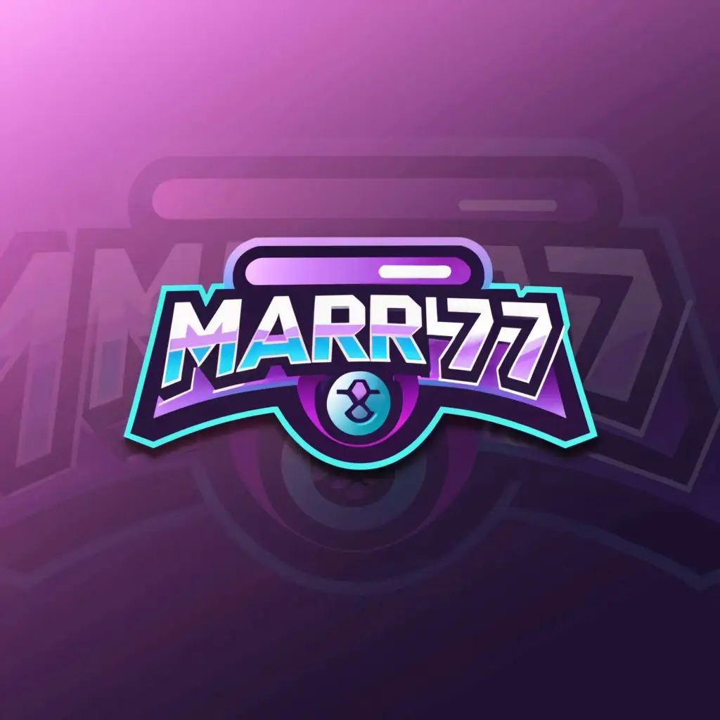 a logo design,with the text "Maari777", main symbol:gaming,Moderate,clear background