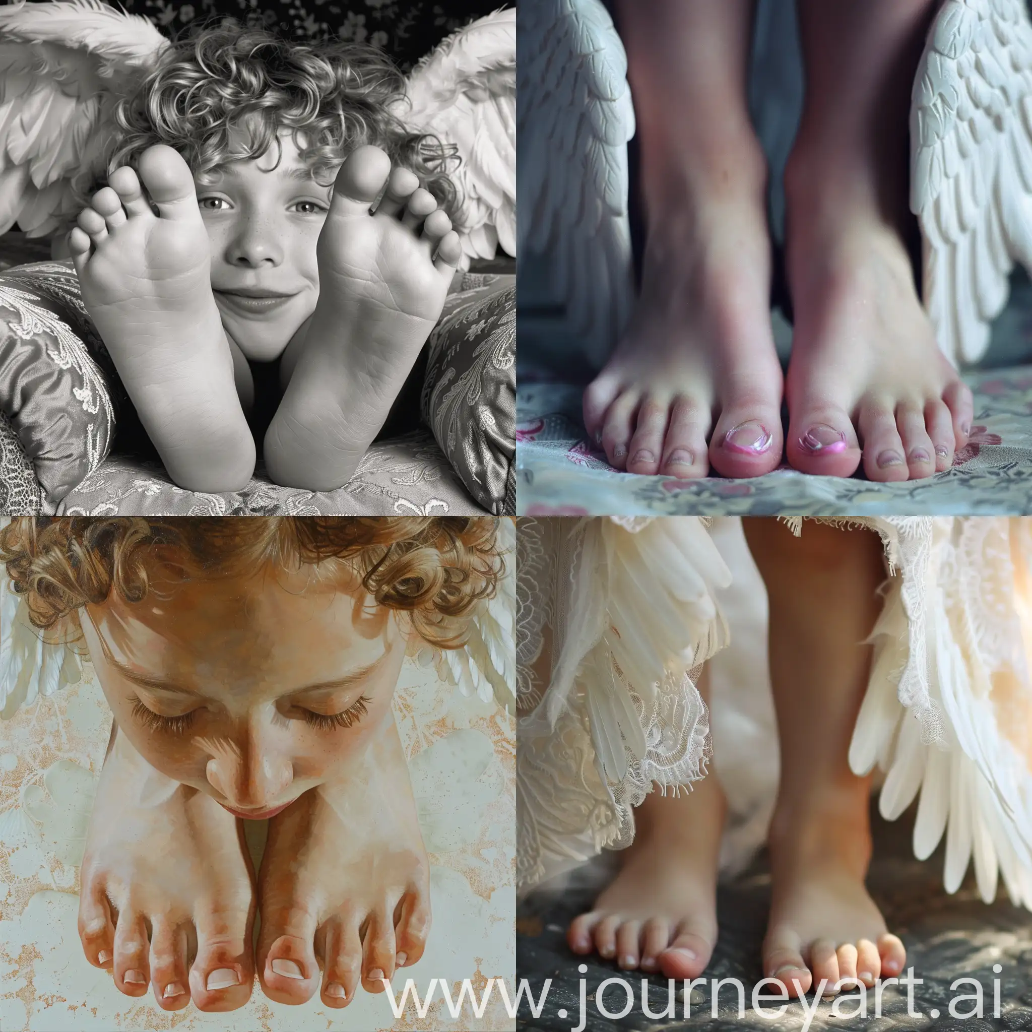 Vibrant-Teen-Angel-Toes-Artwork