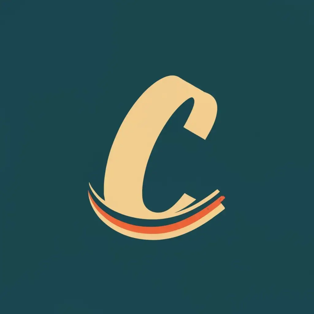 logo, Book, with the text "C", typography, be used in Education industry