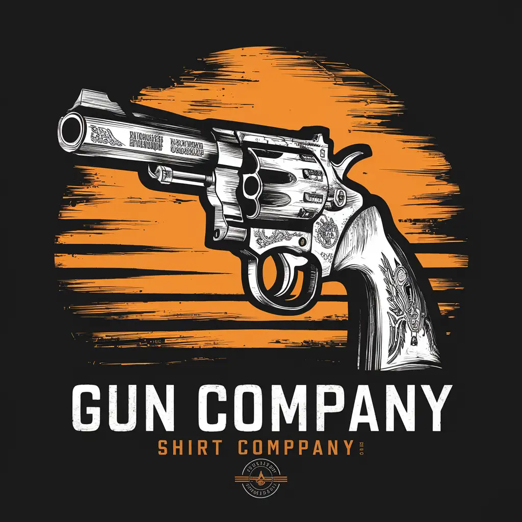 Bold Gun Company Shirt Graphic Embodying Strength and Precision