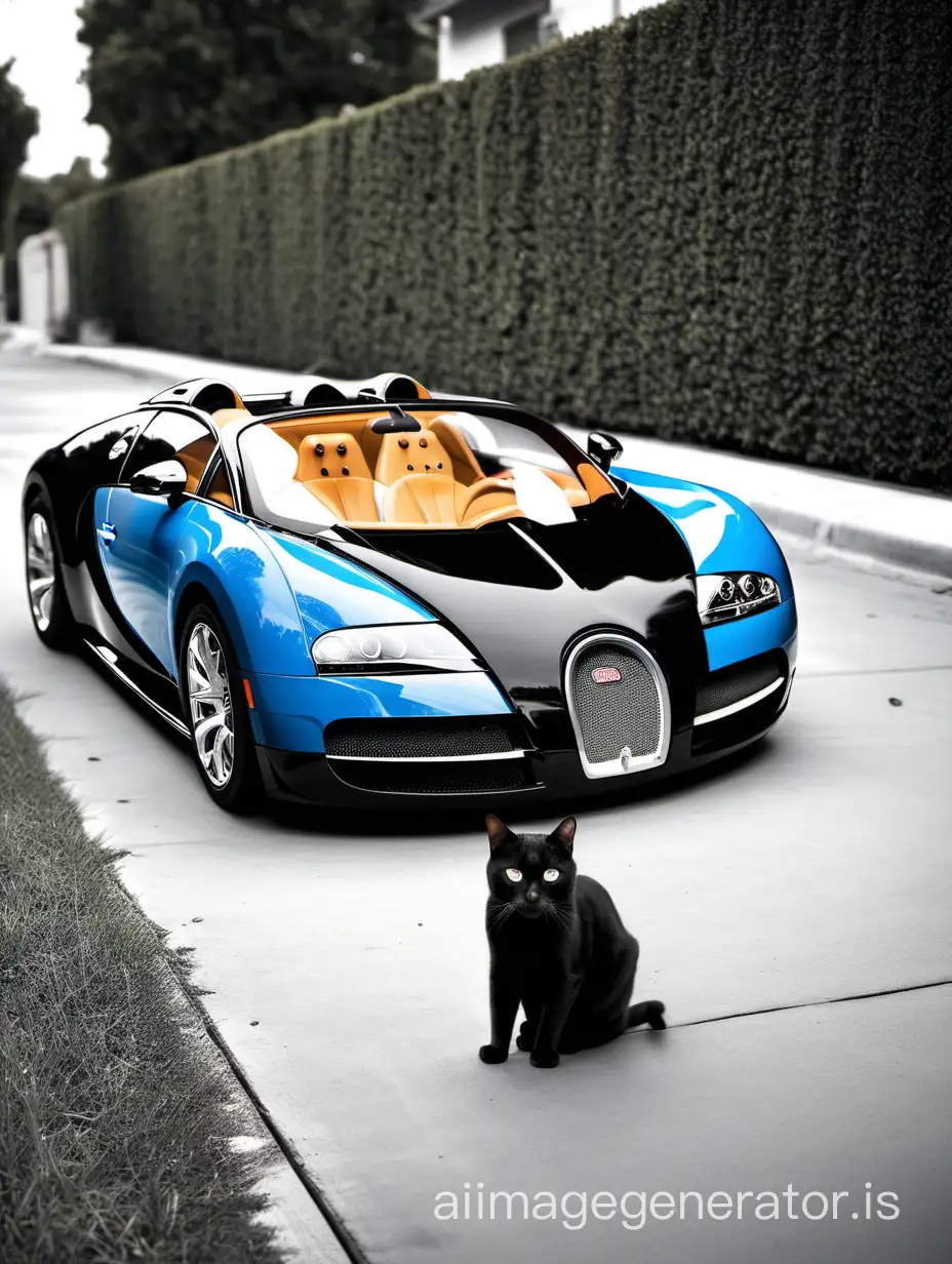 Luxurious-Cats-Posing-with-Bugatti-Elegance