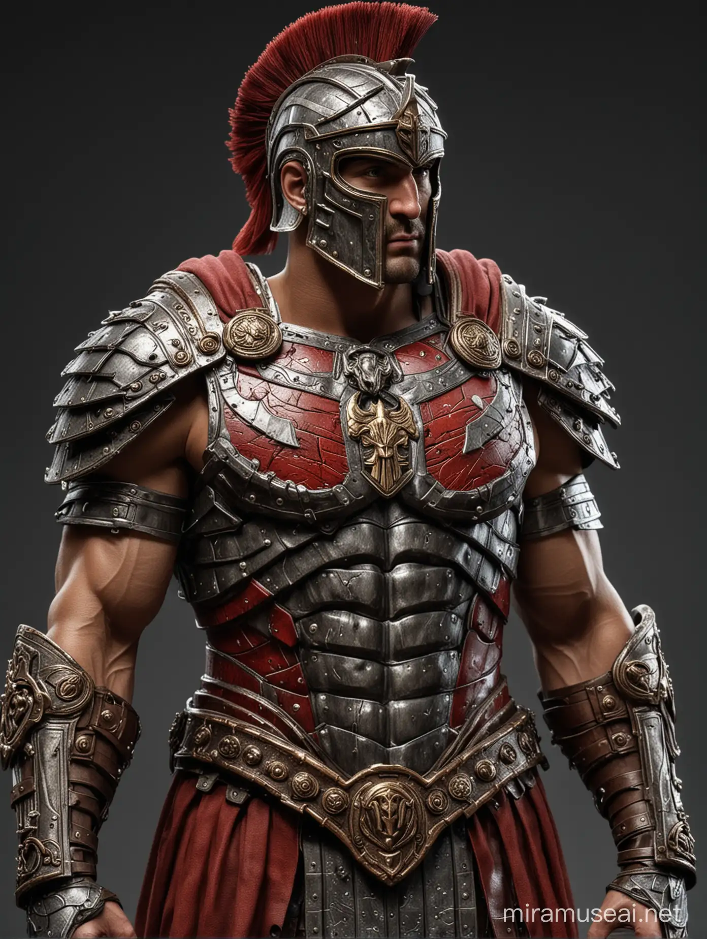 Epic Superhero Roman Centurion HyperDetailed Armor Adventure