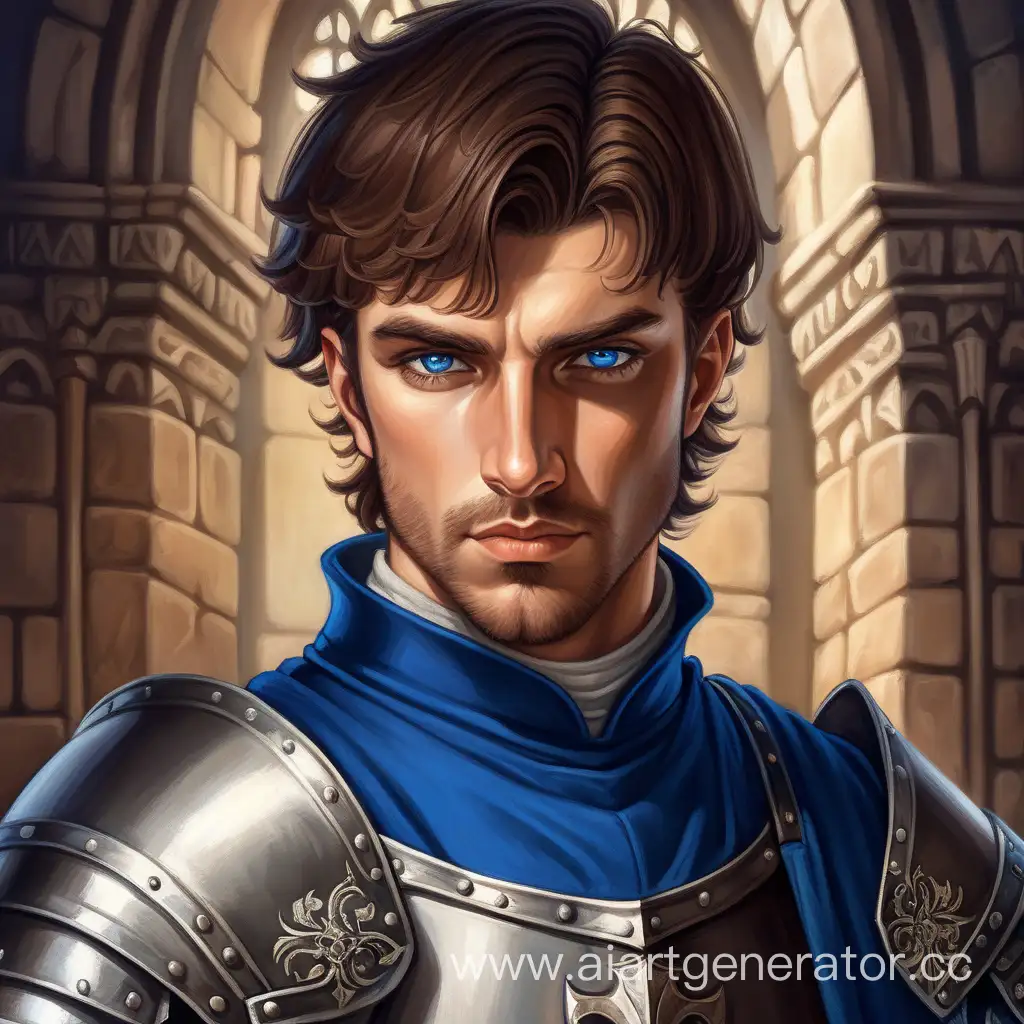 Handsome-Medieval-Commander-in-Blue-Armor-Portrait