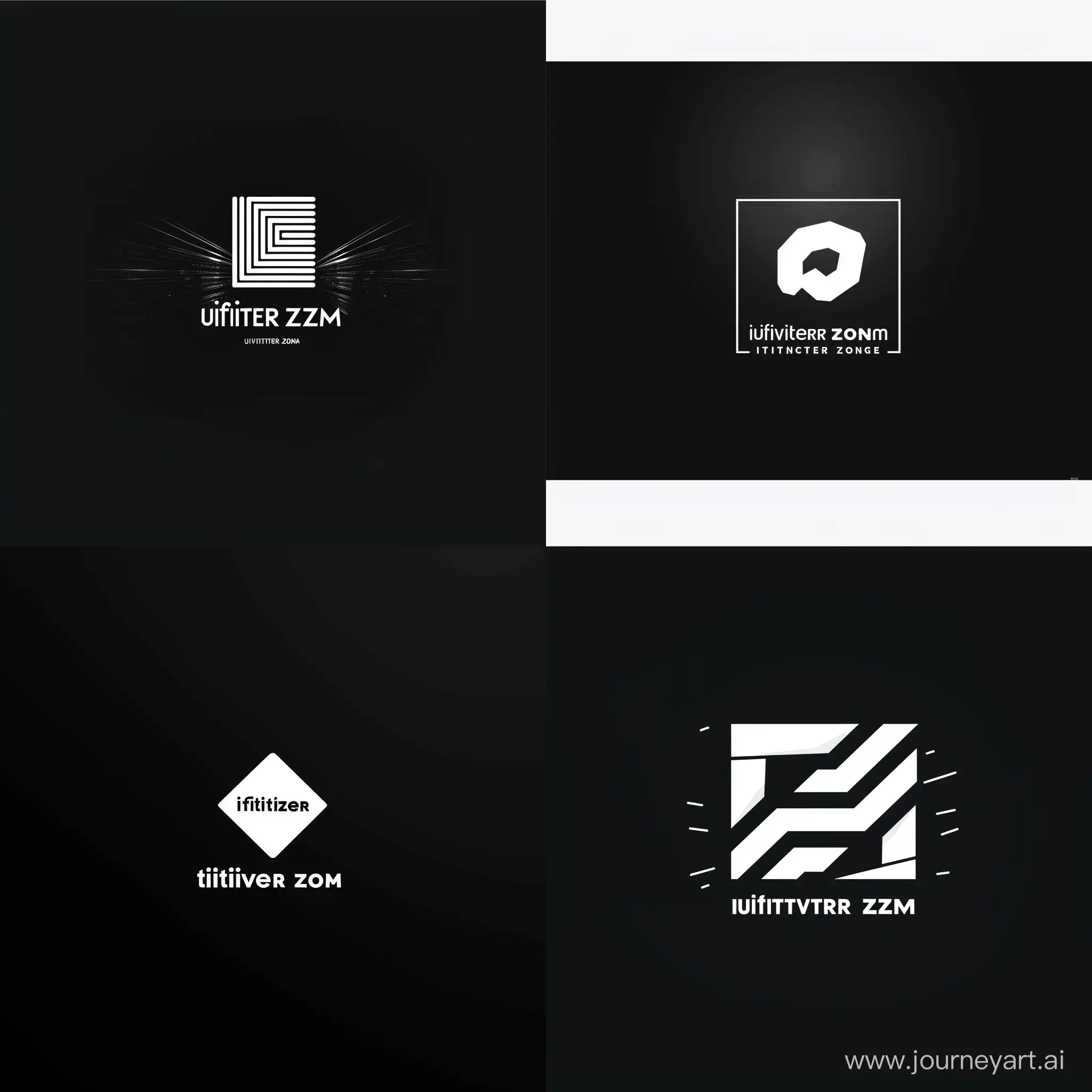 Influencer-Zone-Elegant-White-Logo-on-Bold-Black-Background