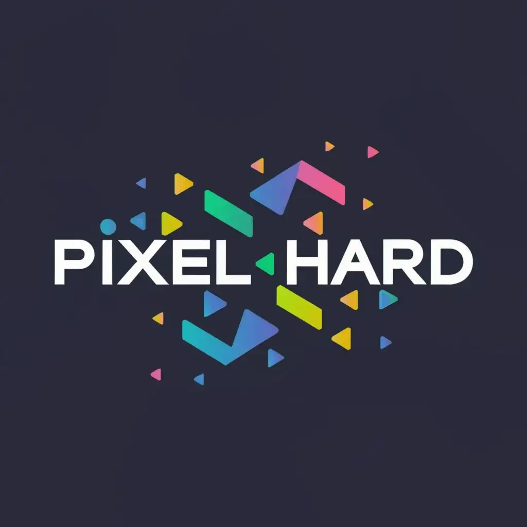 logo, samsung, with the text "Pixel Hard", typography, be used in Entertainment industry