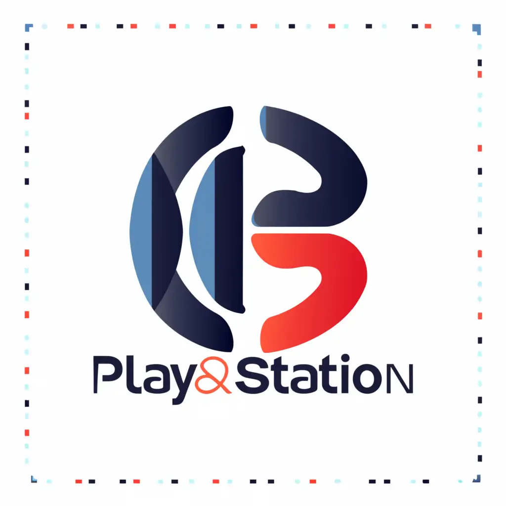 LOGO-Design-for-Play-Station-Dynamic-Play-Symbol-for-Sports-Fitness-Industry
