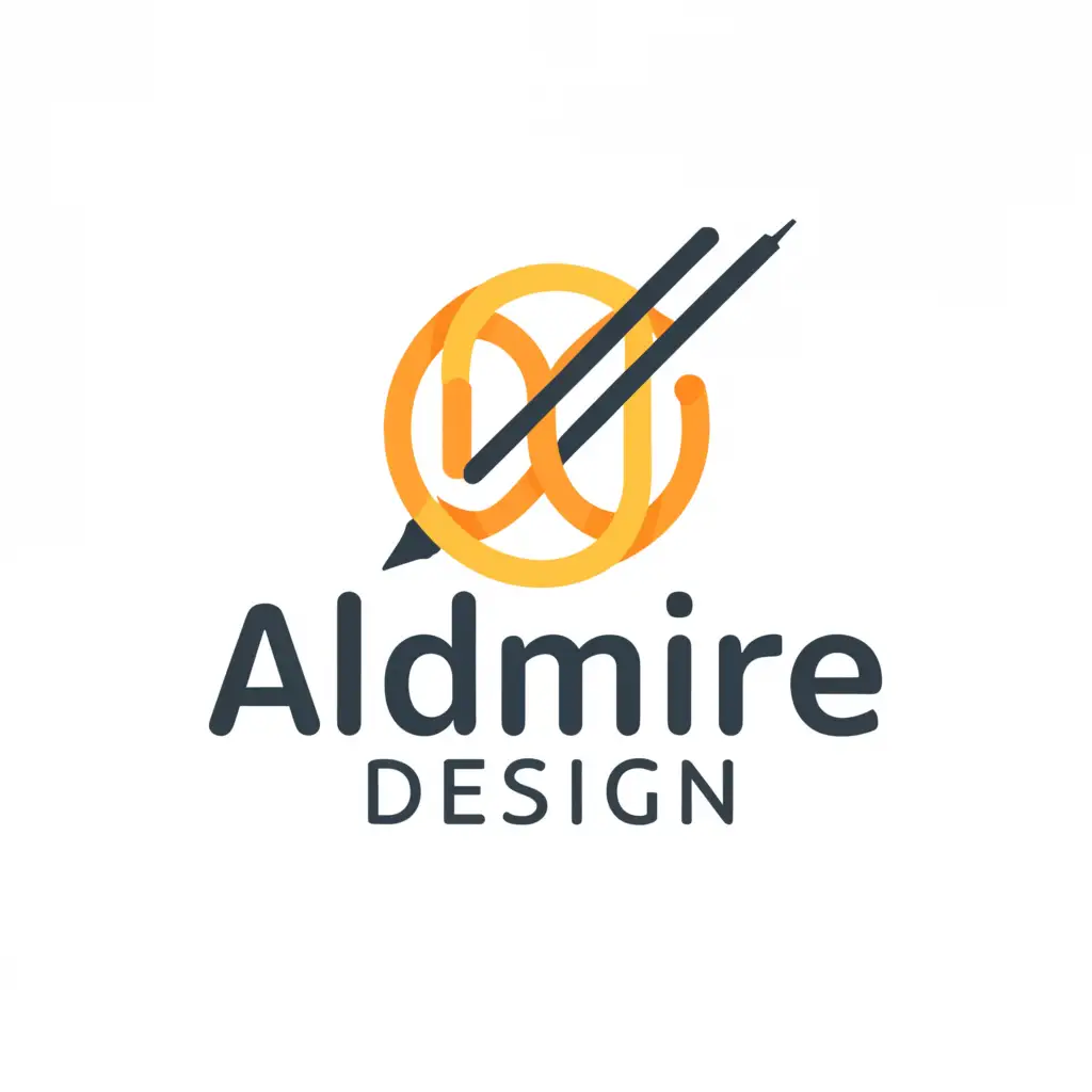 a logo design,with the text "Admire design", main symbol:Graphic designer Instagram dp,complex,be used in Internet industry,clear background
