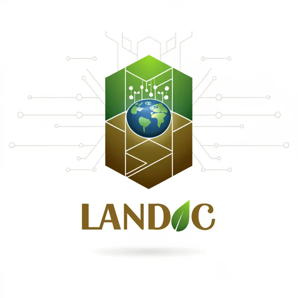 LOGO-Design-for-Landic-Earthy-Tones-Modern-Typography-with-Growth-and-Technology-Theme