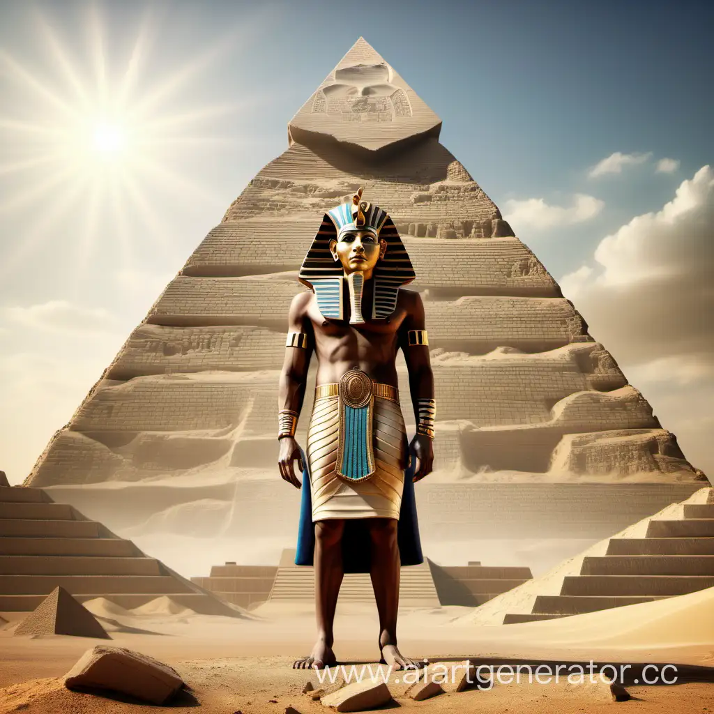 Pharaoh-Ramses-Contemplating-His-Vast-Kingdom-from-the-Summit-of-a-Pyramid
