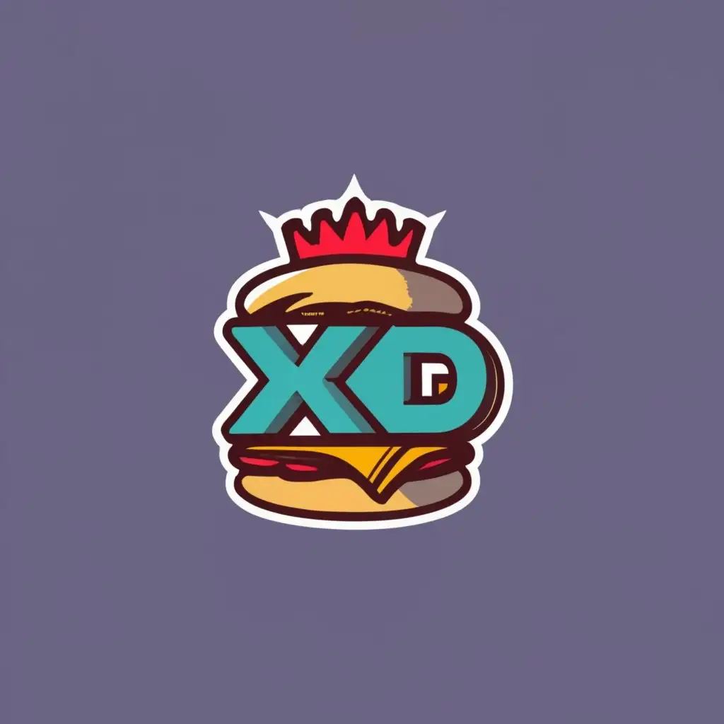 The logo needs to consist of a burger, it has to be minimalistic/professional and also vibrant, it needs to have the letters BKXD spelled out in the logo, and the color scheme has to be turquoise and red, with the text "BURGERKINGXD", typography, be used in the Entertainment industry, I need to see the letter X in there,  SHOW THE LETTER X, CHANGE THE COLOR PURPLE TO RED, KEEP IT THE SAME AND DIFFERENTIATE THE COLOR SCHEME, KEEP IT THE SAME EXACTLY HOW IT IS NOW BUT CHANGE THE COLOR ON THE LETTERS X AND D TO VIOLET PURPLE, PUT IN THE FULL WORD BKXD INSTEAD OF ONLY XXD, CHANGE THE BLUE TO PURPLE,  PURPLE LETTERS, KEEP THIS STYLE BUT BUT ALL THE LETTERS "BKXD" in there, SPELL OUT THE FULL BKXD INSTEAD OF ONLY THE BK, SPELL OUT FULL WORD BKXD, SPELL OUT FULL WORD BKXDSPELL OUT FULL WORD BKXDSPELL OUT FULL WORD BKXDSPELL OUT FULL WORD BKXDSPELL OUT FULL WORD BKXDSPELL OUT FULL WORD BKXDSPELL OUT FULL WORD BKXDSPELL OUT FULL WORD BKXDSPELL OUT FULL WORD BKXDSPELL OUT FULL WORD BKXD