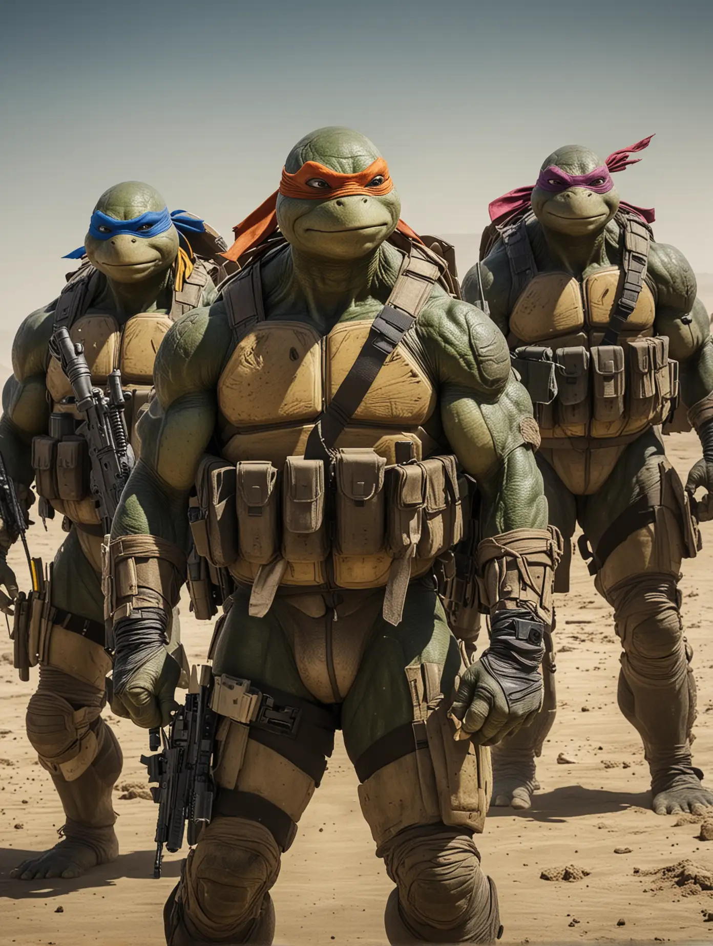 Ninja Turtles and Navy SEALs Joint Deployment in Afghanistan