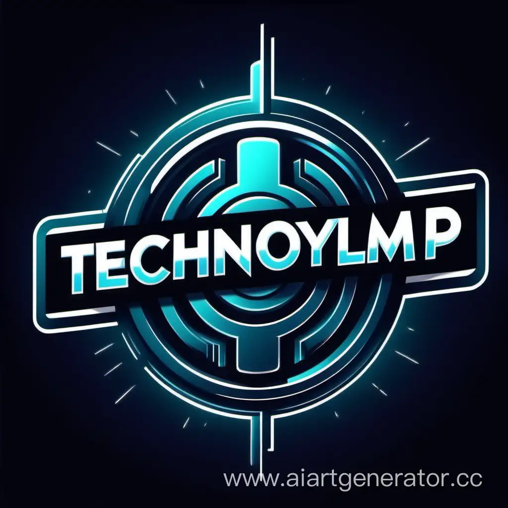 Нарисовать логотип для магазина с названием ТехноОлимп в компьютерном стиле в 4к