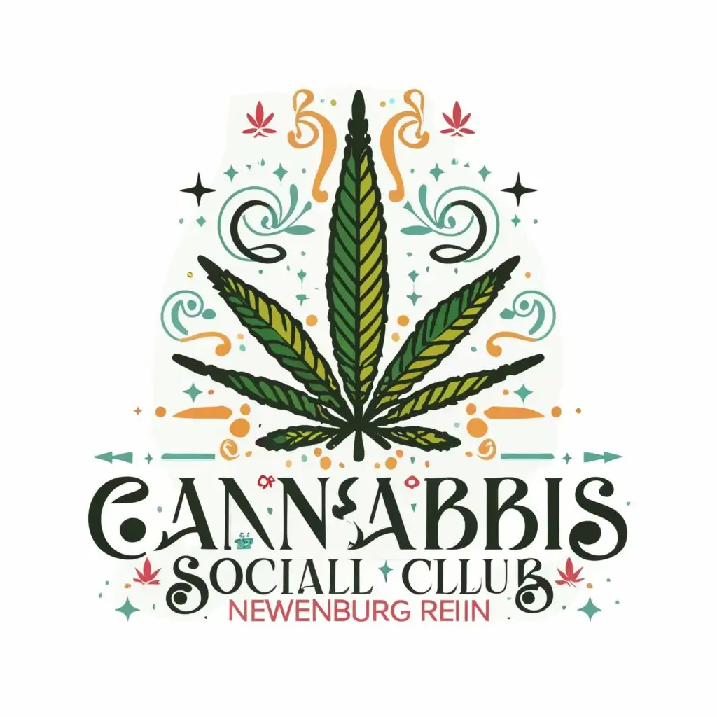 a logo design,with the text "Cannabis Social Club - Neuenburg am Rhein e.V.", main symbol:Cannabis raggae,Moderate,be used in Beauty Spa industry,clear background